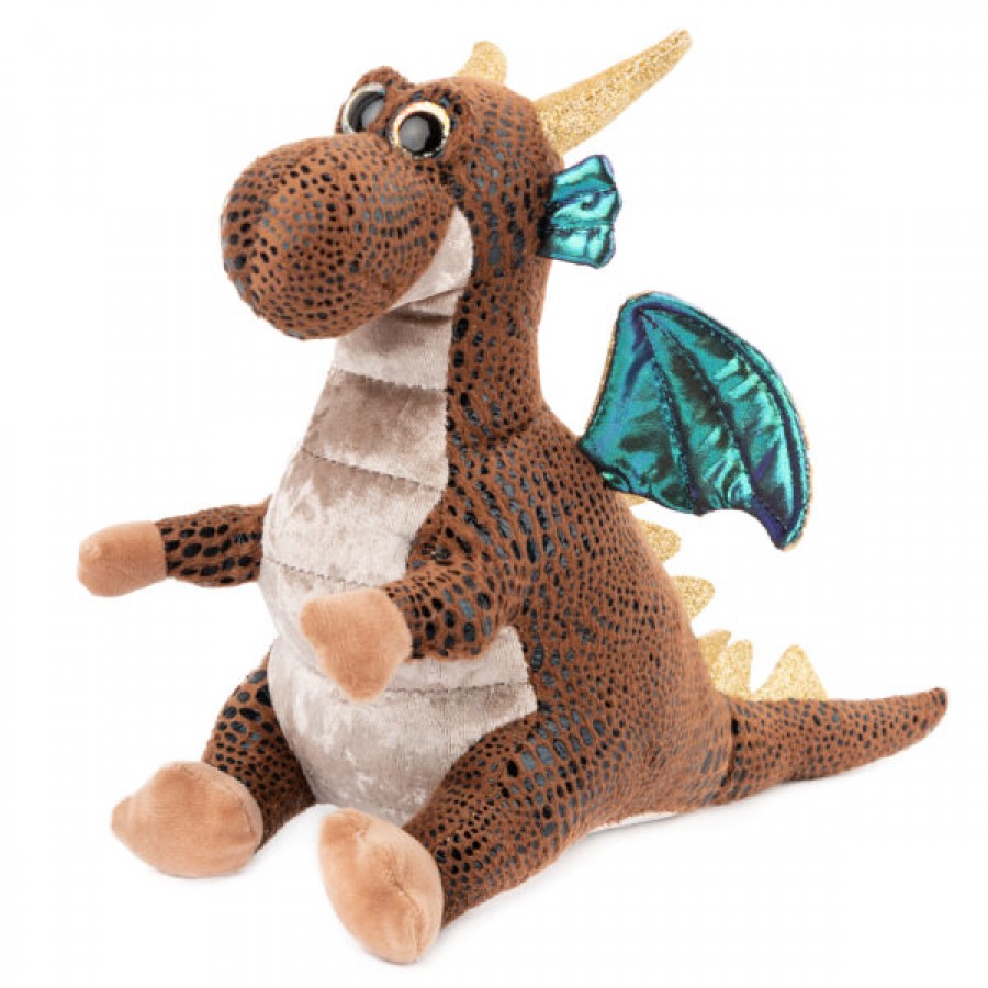 Amek Toys Λούτρινο Dino Brown 32cm (010679-5)