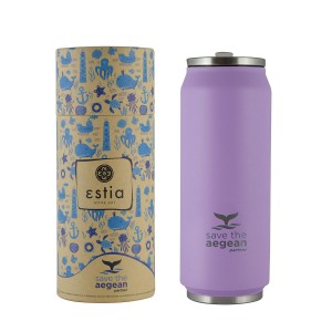Estia θερμός Travel Cup Save The Aegean 500ml Matte Purple (01-8581) Estia θερμός Travel Cup Save The Aegean 500ml Matte Purple (01-8581)