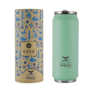 Estia θερμός Travel Cup Save The Aegean 500ml Bermuda Green (01-9786) Estia θερμός Travel Cup Save The Aegean 500ml Bermuda Green (01-9786)
