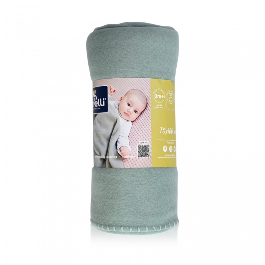 Lorelli Bertoni Κουβέρτα Αγκαλιάς και Λίκνου Polar Fleece Blanket Mint (10340020009)