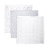Loreeli Swaddle Blanket 80x80 cm Musselina Trio Mix Grey (10340102307)