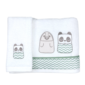 Baby Star Σετ Βρεφικές Πετσέτες 2τμχ Tiny Friends Λαδί (1441Λ) Baby Star Σετ Βρεφικές Πετσέτες 2τμχ Tiny Friends Λαδί (1441Λ)