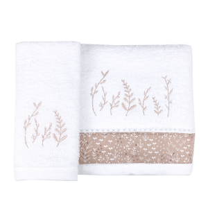 Baby Star Σετ Βρεφικές Πετσέτες 2τμχ Φυλλώματα (1444) Baby Star Σετ Βρεφικές Πετσέτες 2τμχ Φυλλώματα (1444)