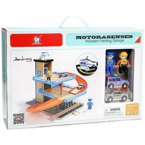 Top Bright Wooden Parking Lot Garage (150154)