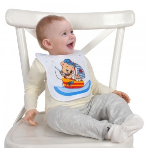 Sevi Bebe Αδιάβροχη Σαλιάρα με κλείσιμο Velcro Bear (17-110) Sevi Bebe Αδιάβροχη Σαλιάρα με κλείσιμο Velcro Bear (17-110)