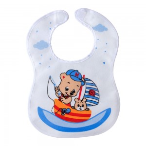 Sevi Bebe Αδιάβροχη Σαλιάρα με κλείσιμο Velcro Bear (17-110) Sevi Bebe Αδιάβροχη Σαλιάρα με κλείσιμο Velcro Bear (17-110)