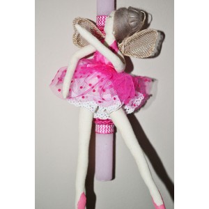 Χειροποίητη Αρωματική Λαμπάδα Με Διακοσμητική Μπαλαρίνα (2023084) Χειροποίητη Αρωματική Λαμπάδα Με Διακοσμητική Μπαλαρίνα (2023084)