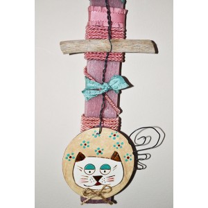 Χειροποίητη Αρωματική Λαμπάδα Με Διακοσμητική Ξύλινη Γατούλα (2023105) Χειροποίητη Αρωματική Λαμπάδα Με Διακοσμητική Ξύλινη Γατούλα (2023105)