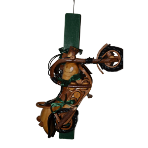 Χειροπoίητη Αρωματική Λαμπάδα Με Ξύλινη Διακοσμητική Μοτοσυκλέτα (2023114) Χειροπoίητη Αρωματική Λαμπάδα Με Ξύλινη Διακοσμητική Μοτοσυκλέτα (2023114)