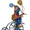 Χειροποίητη Αρωματική Λαμπάδα Με Μπλε Μεταλλικό Κρεμαστό Ποδήλατο (2023159)