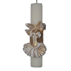 Χειροποίητη Αρωματική Λαμπάδα Με Διακοσμητικό Κεραμικό Μπεζ Φόρεμα (2023252) Χειροποίητη Αρωματική Λαμπάδα Με Διακοσμητικό Κεραμικό Μπεζ Φόρεμα (2023252)