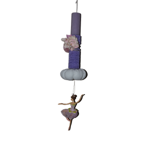 Χειροποίητη Αρωματική Λαμπάδα Με Διακοσμητική Μπαλαρίνα να αιωρείται (2023261) Χειροποίητη Αρωματική Λαμπάδα Με Διακοσμητική Μπαλαρίνα να αιωρείται (2023261)