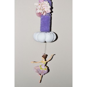 Χειροποίητη Αρωματική Λαμπάδα Με Διακοσμητική Μπαλαρίνα να αιωρείται (2023261) Χειροποίητη Αρωματική Λαμπάδα Με Διακοσμητική Μπαλαρίνα να αιωρείται (2023261)