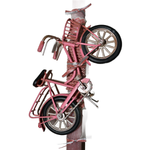 Χειροποίητη Αρωματική Λαμπάδα Με Μεταλλικό Ροζ Ποδήλατο (2024023) Χειροποίητη Αρωματική Λαμπάδα Με Μεταλλικό Ροζ Ποδήλατο (2024023)