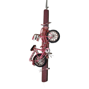 Χειροποίητη Αρωματική Λαμπάδα Με Μεταλλικό Ροζ Ποδήλατο (2024023) Χειροποίητη Αρωματική Λαμπάδα Με Μεταλλικό Ροζ Ποδήλατο (2024023)