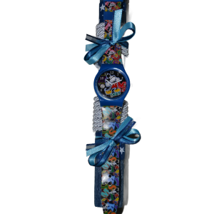 Χειροποίητη Αρωματική Λαμπάδα Με Παιδικό Ρολόι Μπλε Ποντικούλη (2024029) Χειροποίητη Αρωματική Λαμπάδα Με Παιδικό Ρολόι Μπλε Ποντικούλη (2024029)