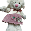Χειροποίητη Αρωματική Λαμπάδα Με  Λούτρινη Bear with Dress (2024032)