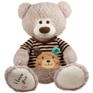 Χειροποίητη Αρωματική Λαμπάδα Με Λούτρινο Bear Brown 42cm (2024045) Χειροποίητη Αρωματική Λαμπάδα Με Λούτρινο Bear Brown 42cm (2024045)