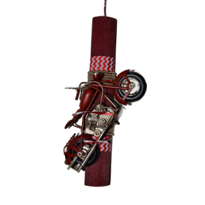 Χειροποίητη Αρωματική Λαμπάδα Με Vintage  Μηχανή Harley Red 21cm (2024066) Χειροποίητη Αρωματική Λαμπάδα Με Vintage  Μηχανή Harley Red 21cm (2024066)