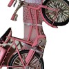 Χειροποίητη Αρωματική Λαμπάδα Με Μεταλλικό Ροζ Ποδήλατο (2024068)