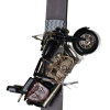 Χειροποίητη Αρωματική Λαμπάδα Με Vintage  Μηχανή Harley black 21cm (2024073)