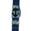 Χειροποίητη Αρωματική Λαμπάδα Με Ορειχάλκινο Διακοσμητικό Άγκυρα σε βάση plexiglass (2024131)