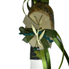 Χειροποίητη Αρωματική Λαμπάδα Με Ορειχάλκινο Διακοσμητικό Κλαδί Ελιάς σε κορμό Ξύλου (2024138)