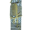 Χειροποίητη Αρωματική Λαμπάδα με Ορειχάλκινο Διακοσμητικό Χτένα και Ψαλίδι 15cm (2024146)