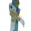 Χειροποίητη Αρωματική Λαμπάδα Με Ορειχάλκινο Διακοσμητικό Καρότσι Its a Boy (2024148)