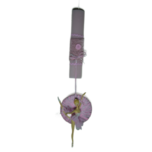 Χειροποίητη Αρωματική Λαμπάδα Με Διακοσμητική Μπαλαρίνα σε καμβά (2024165) Χειροποίητη Αρωματική Λαμπάδα Με Διακοσμητική Μπαλαρίνα σε καμβά (2024165)