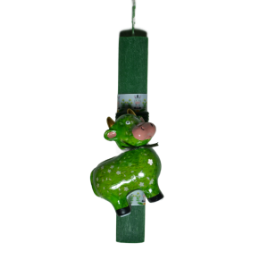 Χειροποίητη Αρωματική Λαμπάδα Με Kεραμικό Κουμπαρά Αγελάδα (2024204) Χειροποίητη Αρωματική Λαμπάδα Με Kεραμικό Κουμπαρά Αγελάδα (2024204)