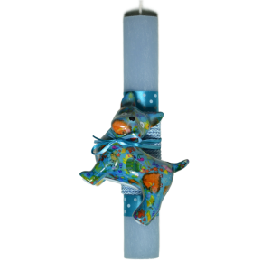 Χειροποίητη Αρωματική Λαμπάδα Με Kεραμικό Κουμπαρά Σκύλο (2024206) Χειροποίητη Αρωματική Λαμπάδα Με Kεραμικό Κουμπαρά Σκύλο (2024206)