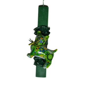 Χειροποίητη Αρωματική Λαμπάδα Με Kεραμικό Κουμπαρά Σκύλο (2024207) Χειροποίητη Αρωματική Λαμπάδα Με Kεραμικό Κουμπαρά Σκύλο (2024207)