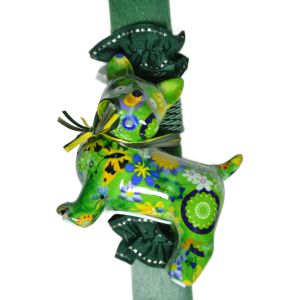 Χειροποίητη Αρωματική Λαμπάδα Με Kεραμικό Κουμπαρά Σκύλο (2024207) Χειροποίητη Αρωματική Λαμπάδα Με Kεραμικό Κουμπαρά Σκύλο (2024207)