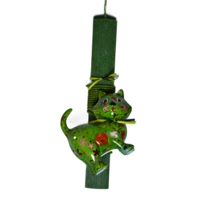 Χειροποίητη Αρωματική Λαμπάδα Με Kεραμικό Κουμπαρά Γατούλα (2024211) Χειροποίητη Αρωματική Λαμπάδα Με Kεραμικό Κουμπαρά Γατούλα (2024211)