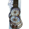 Χειροποίητη Αρωματική Λαμπάδα Πυξίδα Εποχής Με Ξύλινη Βάση που κρεμιέται ως διακοσμητικό Καδράκι (2024240)