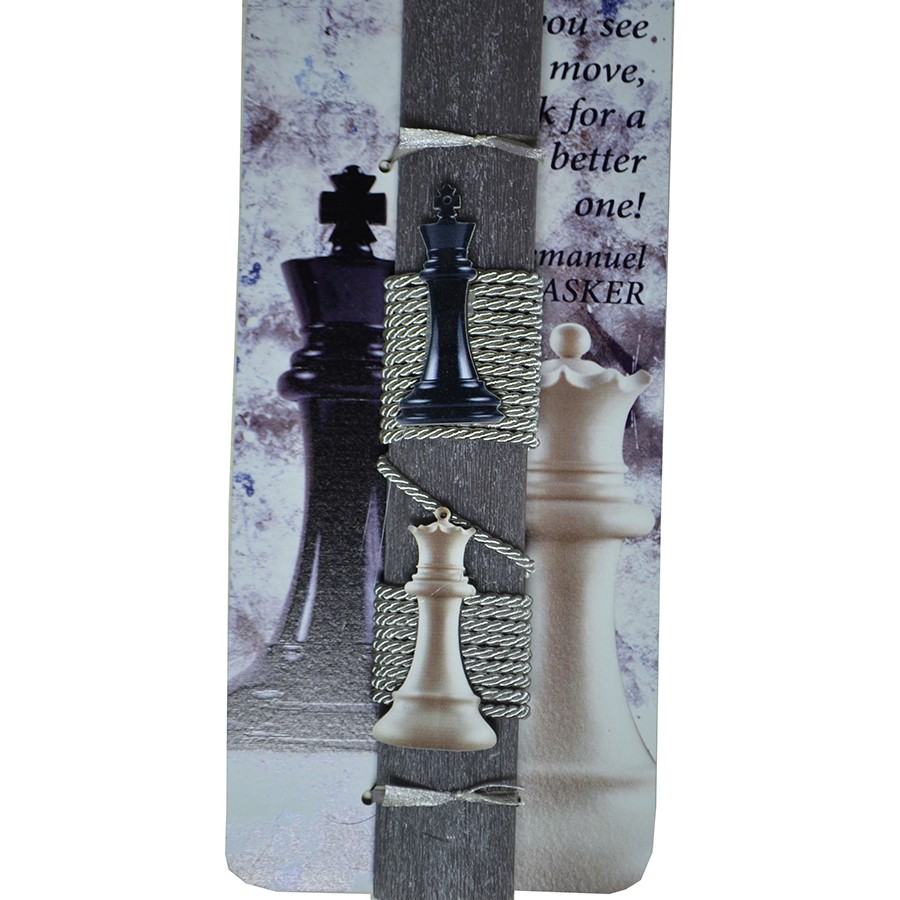 Χειροποίητη Αρωματική Λαμπάδα με ξύλινο Διακοσμητικό Σκάκι (2024251)