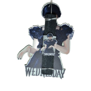 Χειροποίητη Αρωματική Λαμπάδα Wed Κοπέλα Με Ξύλινη Βάση που κρεμιέται ως διακοσμητικό Καδράκι (2024268)