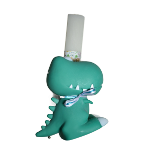 Χειροποίητη Αρωματική Λαμπάδα Με Κουμπαρά Δεινόσαυρο (2024309) Χειροποίητη Αρωματική Λαμπάδα Με Κουμπαρά Δεινόσαυρο (2024309)