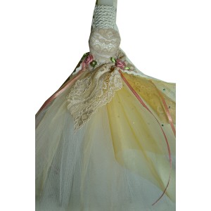 Χειροποίητη Αρωματική Λαμπάδα Με Διακοσμητικό Μπεζ Φορεματάκι (2024319) Χειροποίητη Αρωματική Λαμπάδα Με Διακοσμητικό Μπεζ Φορεματάκι (2024319)