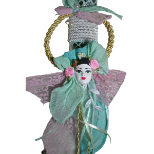 Χειροποίητη Αρωματική Λαμπάδα Με Διακοσμητικό Στεφανάκι με Κεραμικό Πρόσωπο (2024330) Χειροποίητη Αρωματική Λαμπάδα Με Διακοσμητικό Στεφανάκι με Κεραμικό Πρόσωπο (2024330)