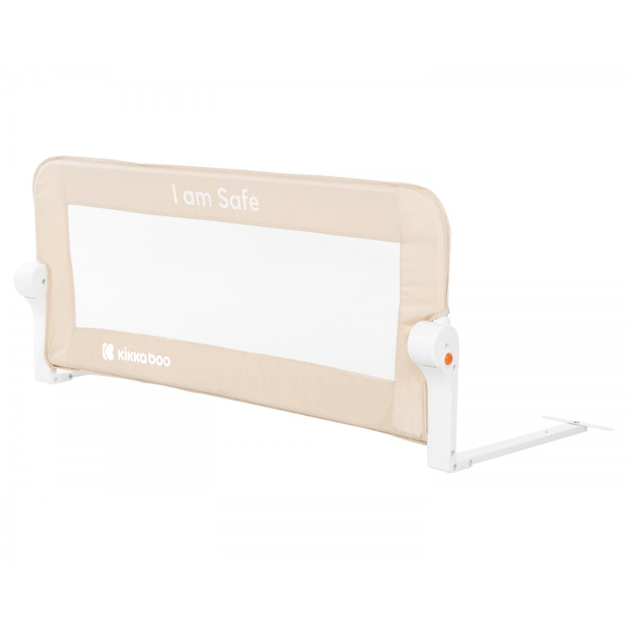 Kikkaboo Προστατευτική Μπάρα Κρεβατιού I am safe Beige 102 cm (31003050009)