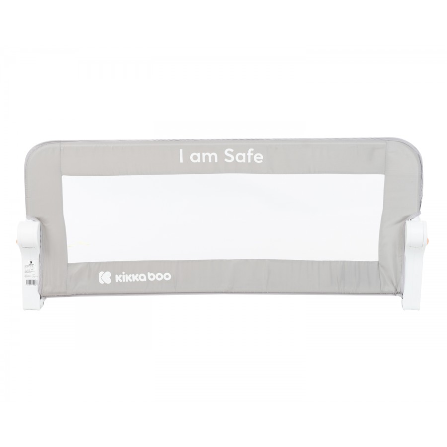 Kikkaboo Προστατευτική Μπάρα Κρεβατιού I am safe  Grey 150 cm (31003050010)