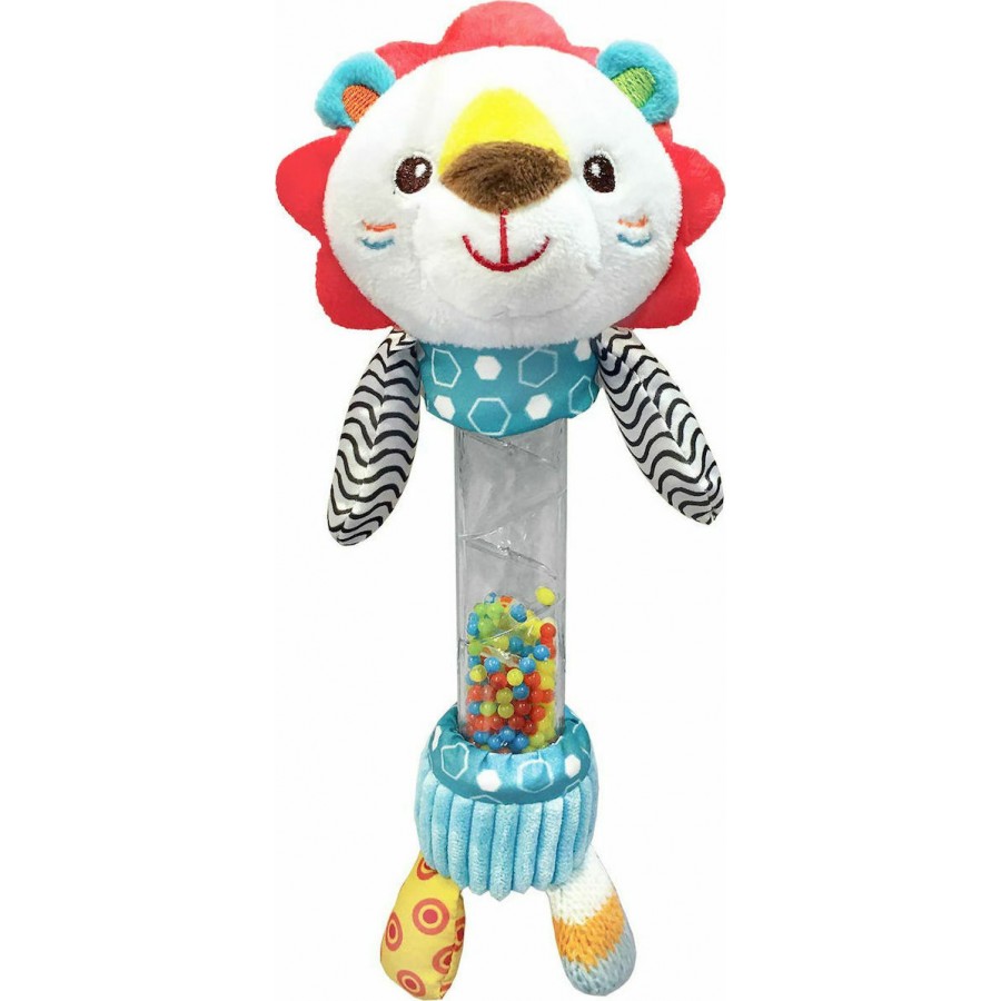 Kikka Boo Κουδουνίστρα Με Πολύχρωμες Μπαλίτσες Leo The Lion (31201010226)
