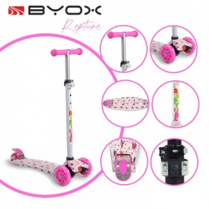 Scooter Rapture Byox με Φωτιζόμενες Ρόδες -Λευκό New (3800146225216) Scooter Rapture Byox με Φωτιζόμενες Ρόδες -Λευκό New (3800146225216)