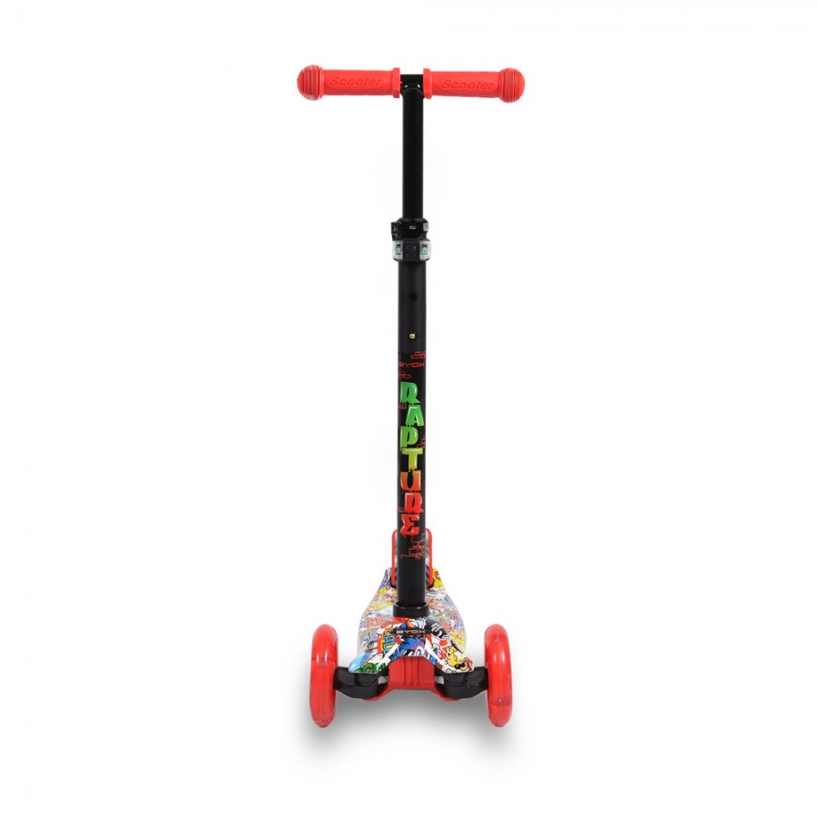 Scooter Rapture Byox με Φωτιζόμενες Ρόδες - Κόκκινο New (3800146225230)