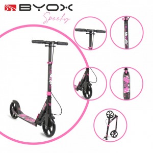 Byox Scooter με Αμορτισέρ Spooky Pink (3800146225643) Byox Scooter με Αμορτισέρ Spooky Pink (3800146225643)