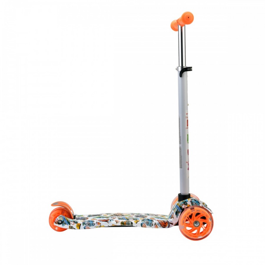 Scooter Rapture Byox με Φωτιζόμενες Ρόδες Orange (3800146225681)