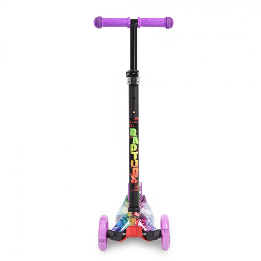 Scooter Rapture Byox με Φωτιζόμενες Ρόδες Purple New (3800146225698)