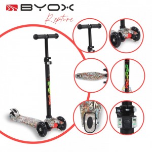 Scooter Rapture Byox με Φωτιζόμενες Ρόδες Turquoise (3800146225704) Scooter Rapture Byox με Φωτιζόμενες Ρόδες Turquoise (3800146225704)